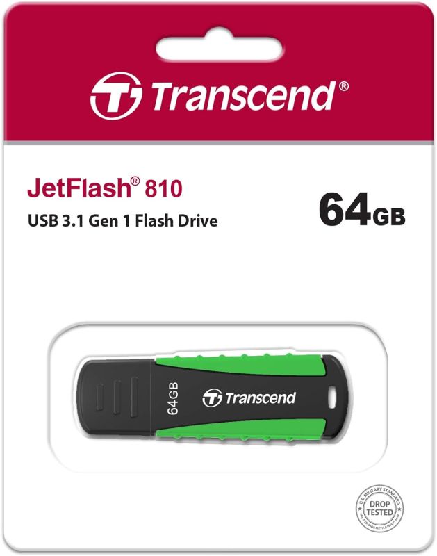 Накопитель Transcend  64GB USB 3.1 Type-A JetFlash 810 Rugged
