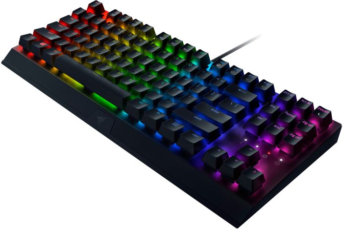 Клавіатура механічна Razer BlackWidow V3 TKL 87key, Green Switch, USB-A, EN/RU, RGB, чорний