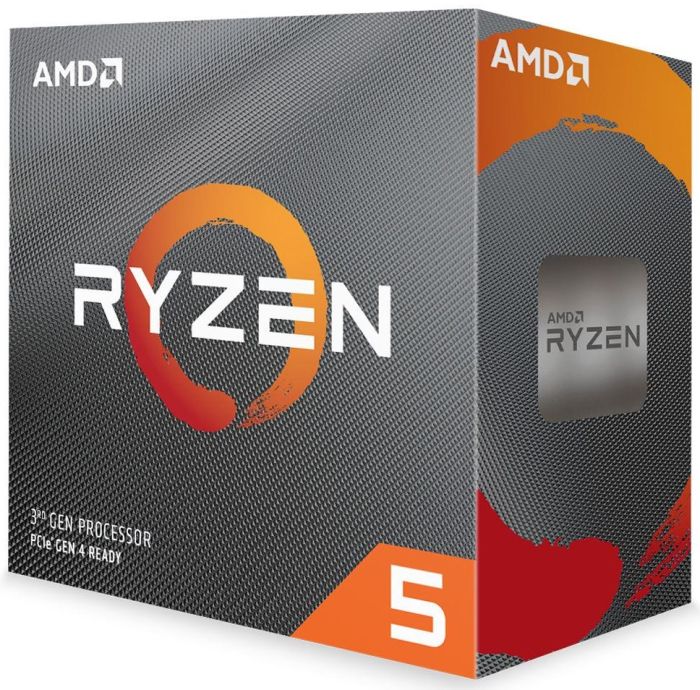 AMD CPU Ryzen 5 3600 6C/12T 3.6/4.2GHz Boost 32Mb AM4 65W Wraith Stealth cooler Box