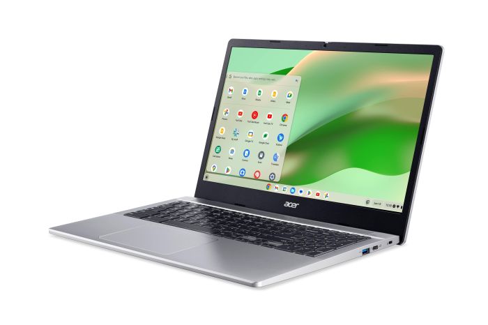 Acer Chromebook CB315-5H 15" FHD IPS, Intel C N100, 8GB, F128GB, UMA, ChromeOS, Sparkly Silver