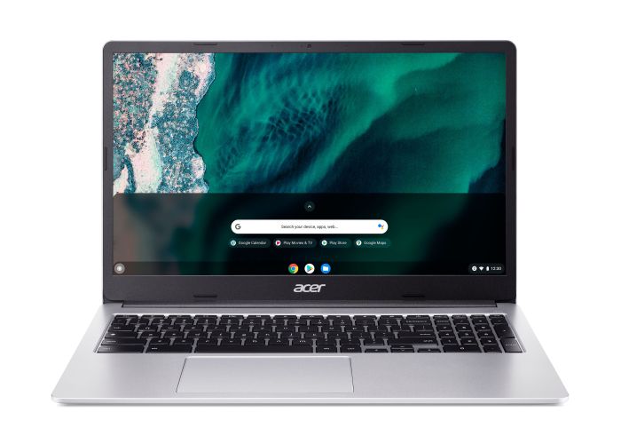 Ноутбук Acer Chromebook CB315-4HT 15" FHD IPS Touch, Intel C N4500, 8GB, F128GB, UMA, ChromeOS, сріблястий