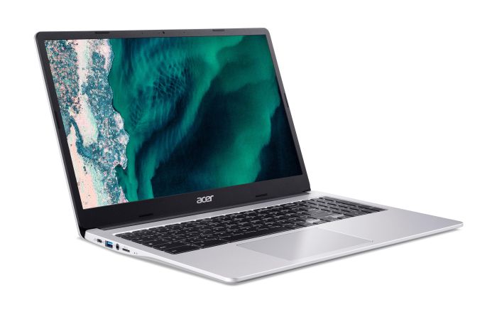 Ноутбук Acer Chromebook CB315-4H 15" FHD IPS, Intel C N4500, 8GB, F128GB, UMA, ChromeOS, сріблястий