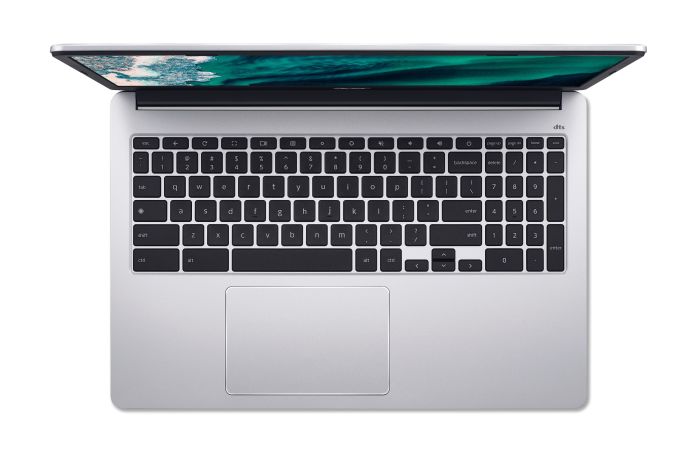 Ноутбук Acer Chromebook CB315-4H 15" FHD IPS, Intel C N4500, 8GB, F128GB, UMA, ChromeOS, сріблястий