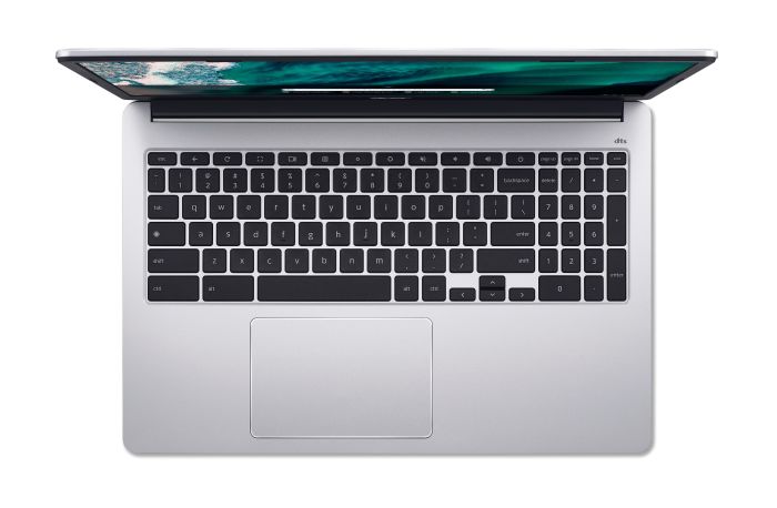 Ноутбук Acer Chromebook CB315-4H 15" FHD IPS, Intel C N4500, 8GB, F128GB, UMA, ChromeOS, сріблястий