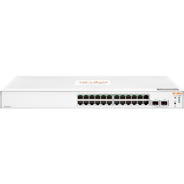 HPE Aruba Switch Instant On 1830 24xGE, 2SFP ports, LT Warranty