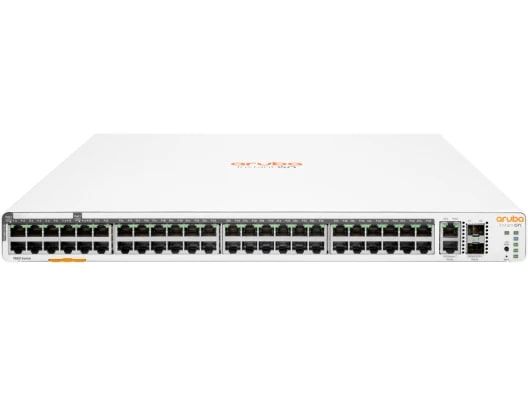 Комутатор HPE Aruba Instant On 1960 48xGE, 40p Class4 8p Class6 PoE 600W, 2хSFP+10GE, 2х10GBASE-T ports, LT Warranty