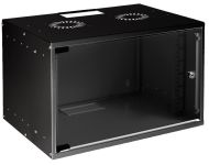 Шафа MIRSAN 19", 7U, SOHO, 535x300 мм, максимально 30 кг, чорна