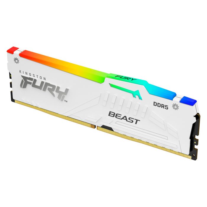Memory Kingston DDR5 32GB 6000 FURY Beast  RGB EXPO White
