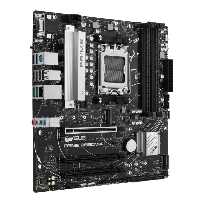 ASUS Motherboard PRIME B650M-A II-CSM sAM5 B650 4xDDR5 M.2 D-Sub HDMI DP mATX