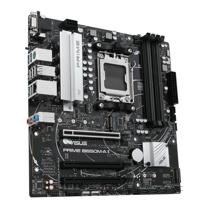 ASUS Motherboard PRIME B650M-A II-CSM sAM5 B650 4xDDR5 M.2 D-Sub HDMI DP mATX