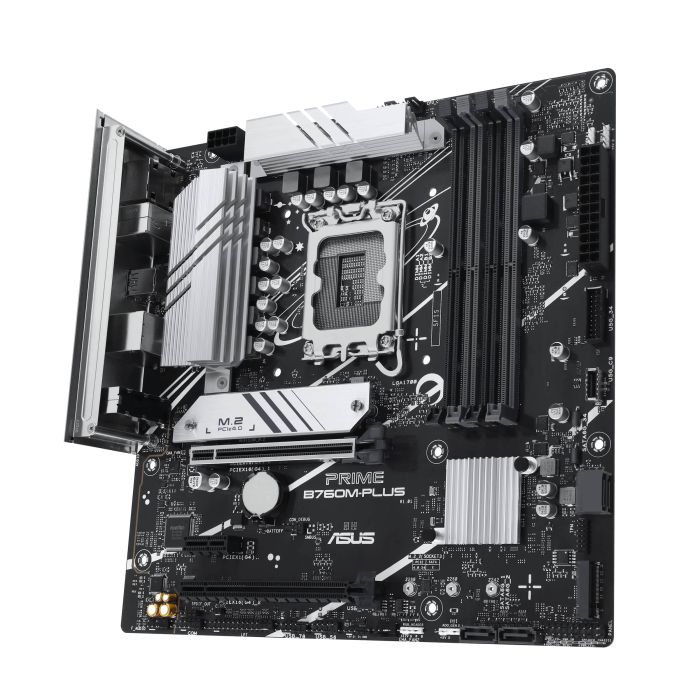 ASUS Motherboard PRIME B760M-PLUS s1700 B760 4xDDR5 M.2 HDMI DP mATX