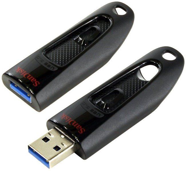 SanDisk   64GB USB 3.0 Type-A Ultra Black