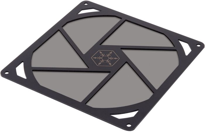 Пиловий фільтр для вентилятора SilverStone FF181B, 180мм, магнітний, чорний