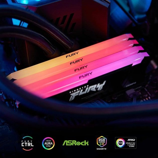 Memory Kingston DDR4  8GB 3200 FURY Beast RGB
