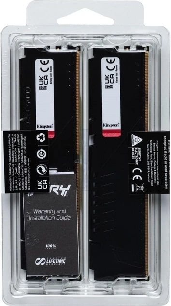 Memory Kingston DDR5 16GB KIT (8GBx2) 5200 FURY Beast