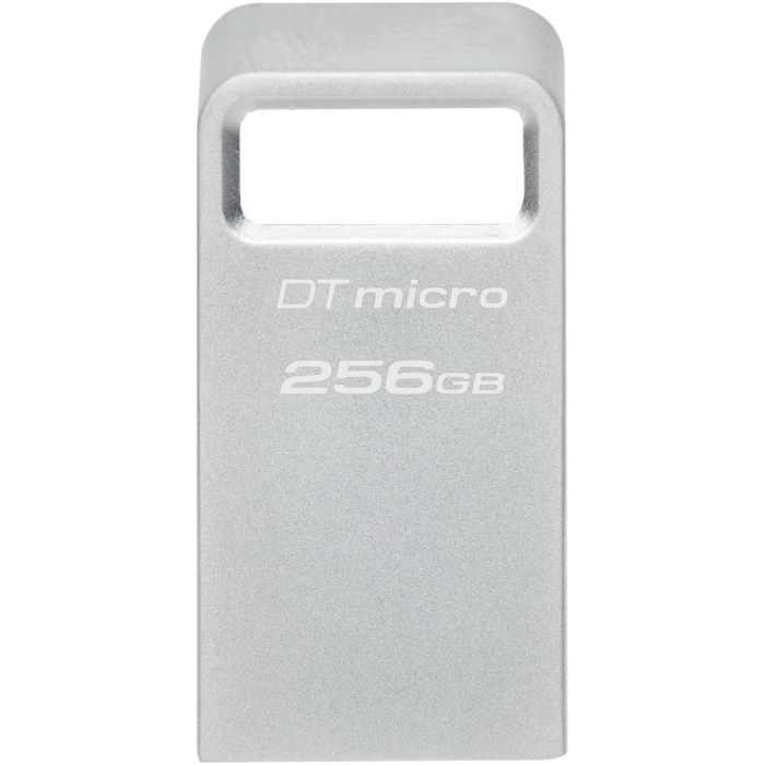 Накопитель Kingston  256GB USB 3.2 Type-A Gen1 DT Micro R200MB/s Metal