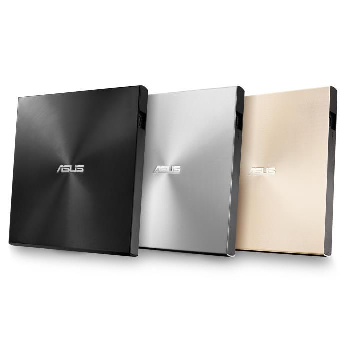 Привід оптичний портативний ASUS SDRW-08U8M-U DVD+-R/RW burner M-DISC USB Type-C Slim чорний Retail Box