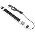 Socket Schuko MIRSAN Group PDU 6XDIN49440, 1U Aluminium Housing, ON/OFF switched, DIN 49441 Plug