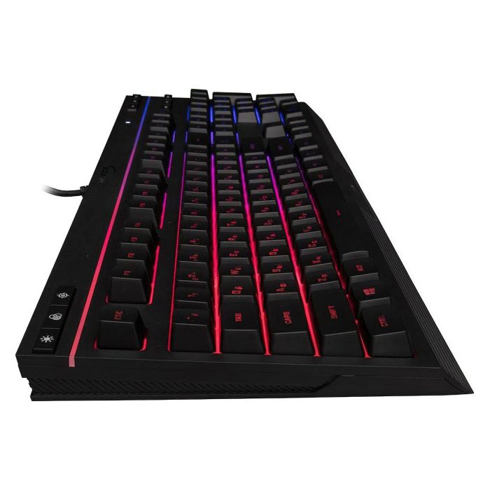 Клавиатура мембранная HyperX Alloy Core 114key, USB-A, EN/UK, RGB, черный