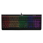 Клавіатура мембранна HyperX Alloy Core 114key, USB-A, EN/UK, RGB, чорний