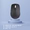 Mouse 2E MF225 Silent, WL/BT, black