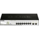 Комутатор   8x1GE PoE, 2xSFP D-Link DGS-1210-08P