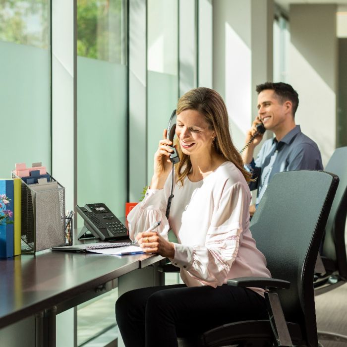 Poly VVX 150 2-Line IP Phone and PoE-enabled