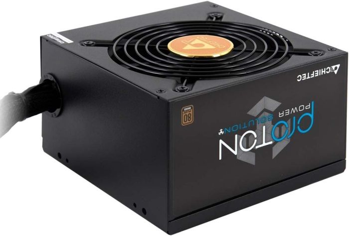 Блок живлення CHIEFTEC Proton  (500W), >85%, 80+ Bronze, 120мм, 1xMB 24pin(20+4), 1xCPU 8pin(4+4), 3xMolex, 6xSATA, 2xPCIe 8pin(6+2)