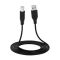 Кабель 2E USB-A > USB-B (AM/BM) синхронізації 1.8м, чорний