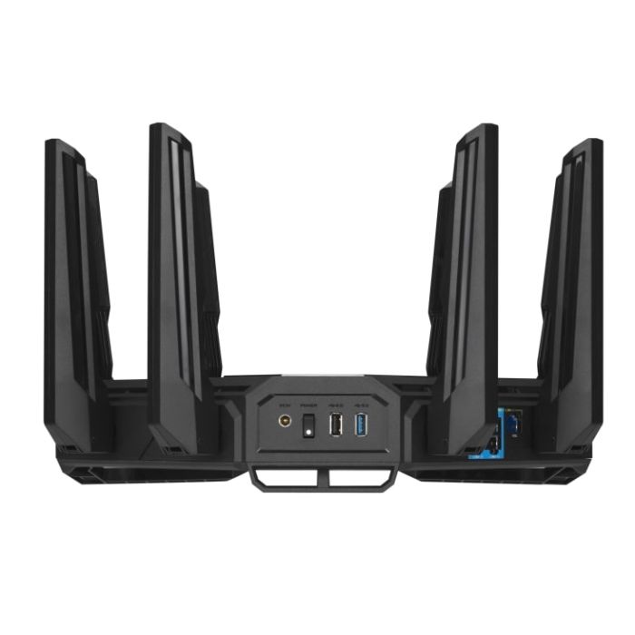 ASUS Router GT-BE98 BE25000, 1x10GE LAN, 3x2.5GE LAN, 1xGE LAN, 1x10GE WAN/LAN, 1x2.5GE WAN/LAN, 1xUSB3.2, 1xUSB2.0, MESH