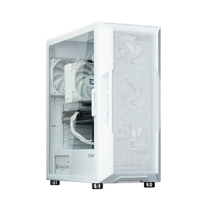 Корпус Zalman I3 Neo ARGB без БП, 2xUSB3.0, 1xUSB2.0, 4x120мм ARGB, VGA 355мм, LCS ready, TG Side Panel, ATX, белый