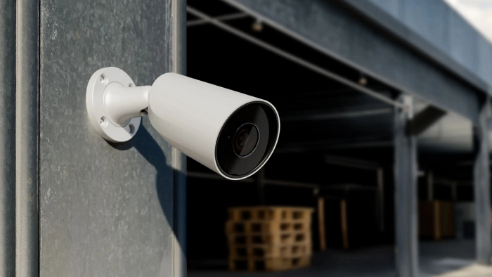 Ajax BulletCam wired IP camera, 5mp, 4mm, Poe, True WDR, IP 65, IR 35m, audio, viewing angle 75° to 85°, outdoor, white