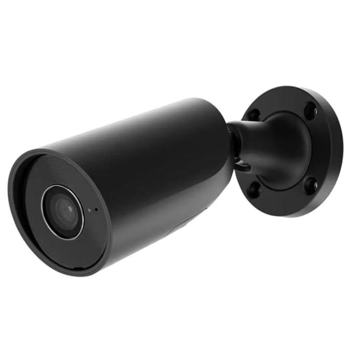 IP-Камера проводная Ajax BulletCam, 5мп, 4мм, Poe, True WDR, IP 65, ИК 35м, аудио, угол обзора 75°до 85°, уличная, черная