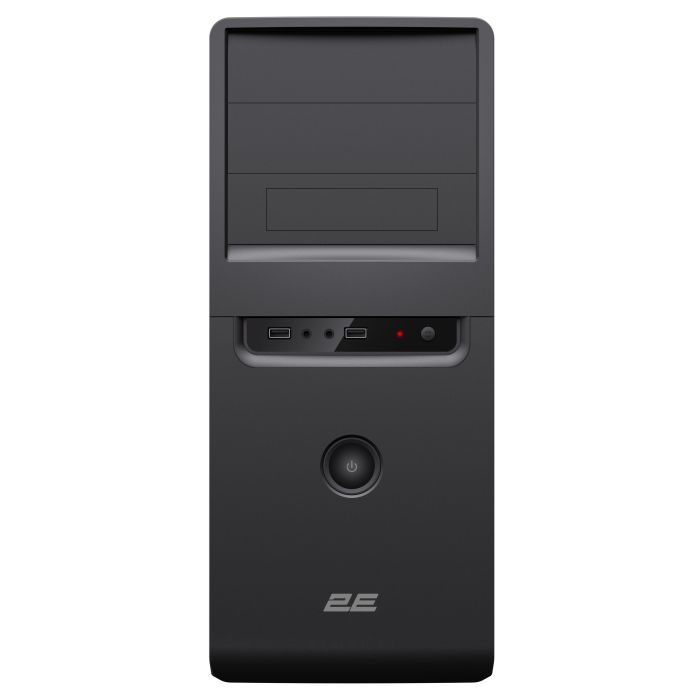 Корпус 2E TeamX TMX01 з БЖ 2E ATX400W 2xUSB2.0 1x80мм, VGA 310мм, ATX чорний