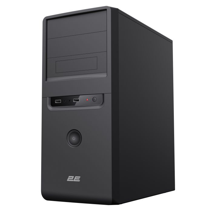 Корпус 2E TeamX TMX01 з БЖ 2E ATX400W 2xUSB2.0 1x80мм, VGA 310мм, ATX чорний