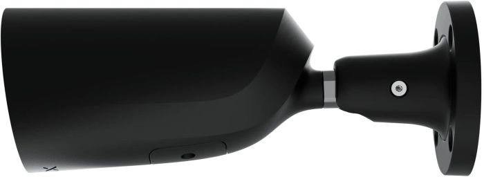 IP-Камера проводная Ajax BulletCam, 8мп, 4мм, Poe, True WDR, IP 65, ИК 35м, аудио, угол обзора 75°до 85°, уличная, черная