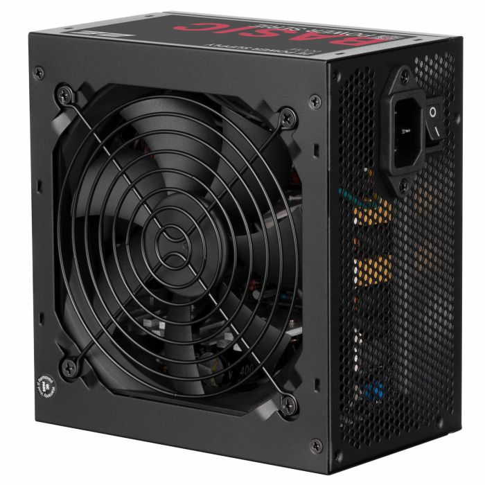 2E PSU Basic Power  (600W), 80%, 120mm, 1xMB 24pin(20+4), 1xCPU 8pin(4+4), 3xMolex, 4xSATA, 2xPCIe 8pin(6+2)