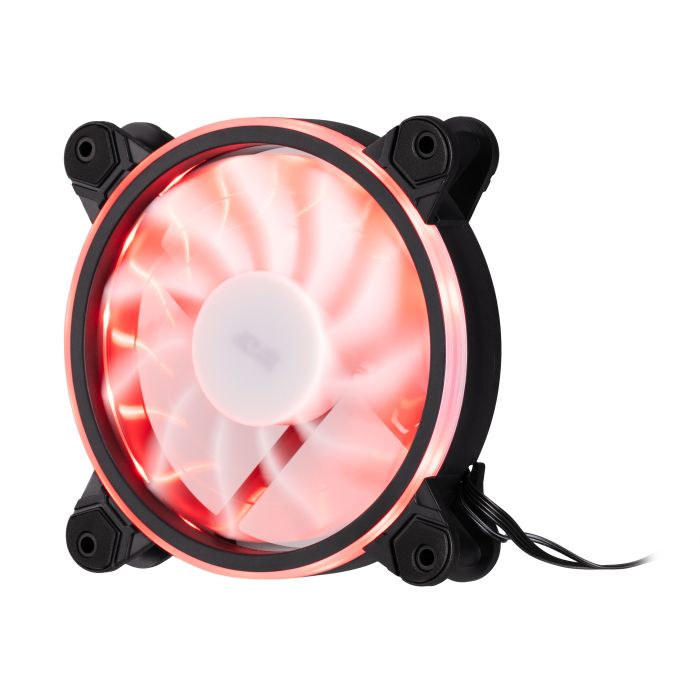 2E GAMING Case Fan Air Cool ACF1206-ARGB, 120mm, 1200rpm, 6pin, 25dBa, black
