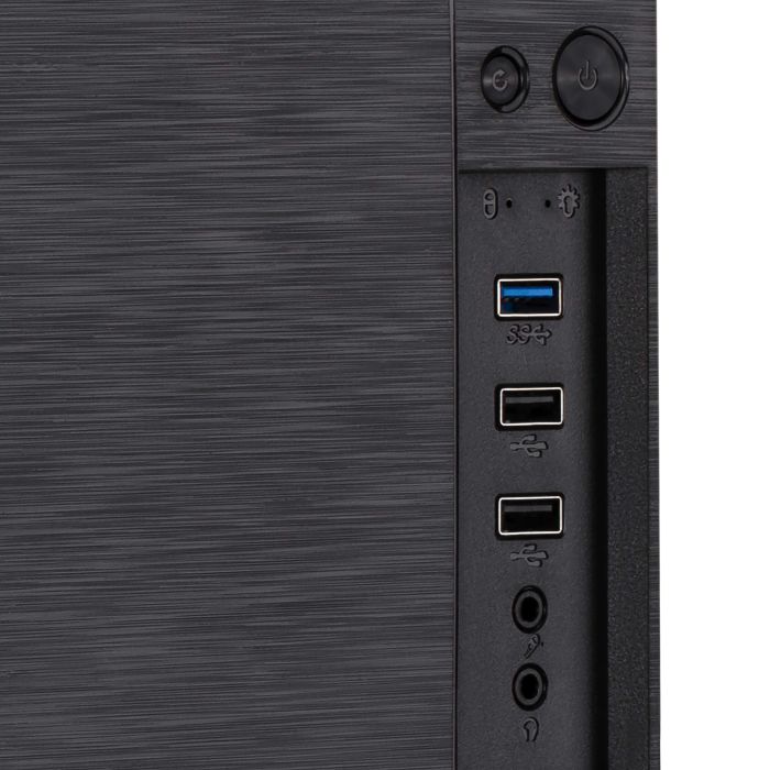 Корпус 2E Basis RD8603U-400 з БЖ 2E ATX400W, 1xUSB3.0, 2xUSB2.0, VGA 320мм, mATX, чорний