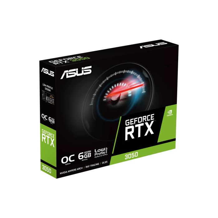 ASUS Graphic Card GeForce RTX 3050 6GB GDDR6 OC low profile RTX3050-O6G-LP-BRK