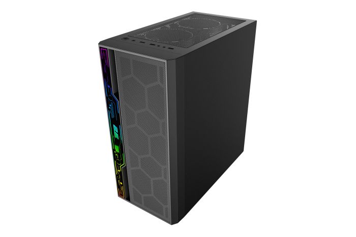 Корпус 2E GAMING Spero G2052 без БП 2xUSB3.0, 1xUSB2.0 1x120мм ARGB, 2x120мм VGA 345мм LCS ready TG Side Panel ATX чёрный