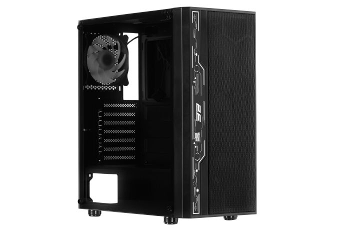 Корпус 2E GAMING Spero G2052 без БП 2xUSB3.0, 1xUSB2.0 1x120мм ARGB, 2x120мм VGA 345мм LCS ready TG Side Panel ATX чёрный