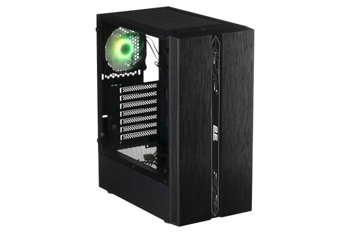 2E GAMING PC case Runa G2107 without PSU, 1xUSB3.0, 2xUSB2.0, 1x120mm ARGB, VGA 325mm, LCS ready, TG Side Panel, ATX, black
