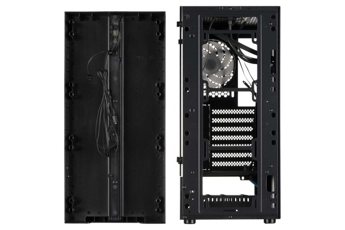 2E GAMING PC case Runa G2107 without PSU, 1xUSB3.0, 2xUSB2.0, 1x120mm ARGB, VGA 325mm, LCS ready, TG Side Panel, ATX, black
