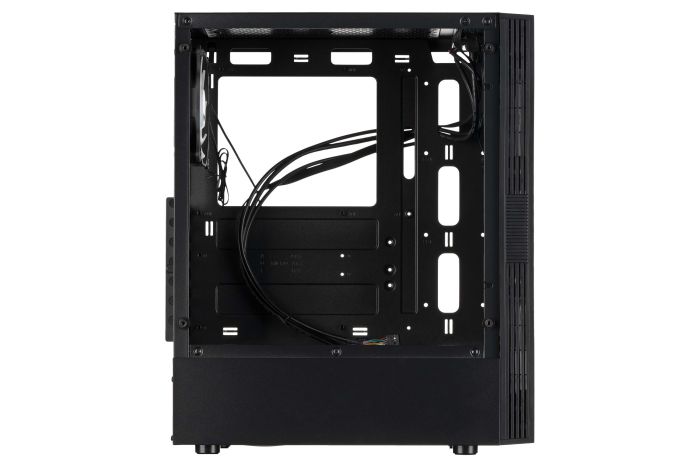 2E GAMING PC case Runa G2107 without PSU, 1xUSB3.0, 2xUSB2.0, 1x120mm ARGB, VGA 325mm, LCS ready, TG Side Panel, ATX, black