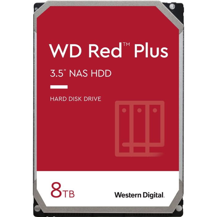WD  8TB 3.5" 5640 256MB SATA Red Plus NAS