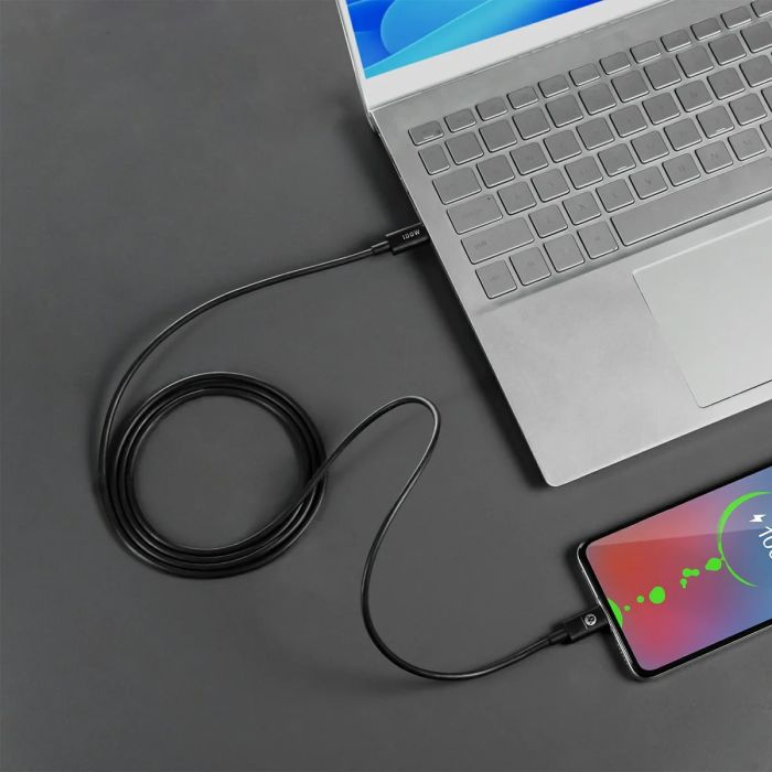 Кабель USB-C > USB-C заряджання/синхронізації GravaStar 1.5м, Type-C, 100w, чорний