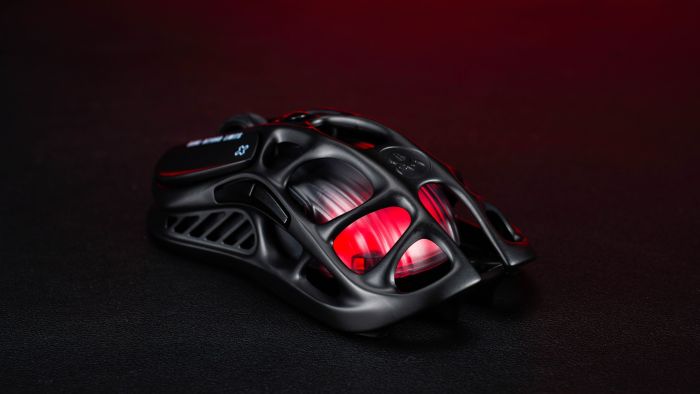 Мышь GravaStar Mercury M2, BT/WL/USB-A, RGB, черный