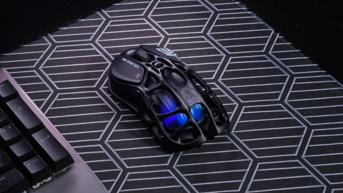 Мышь GravaStar Mercury M2, BT/WL/USB-A, RGB, черный