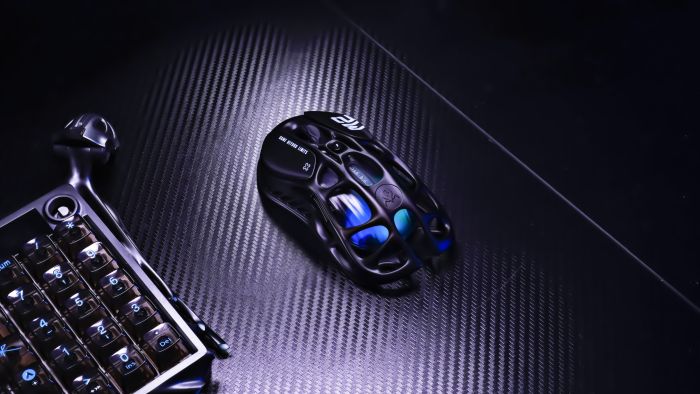 Мышь GravaStar Mercury M2, BT/WL/USB-A, RGB, черный